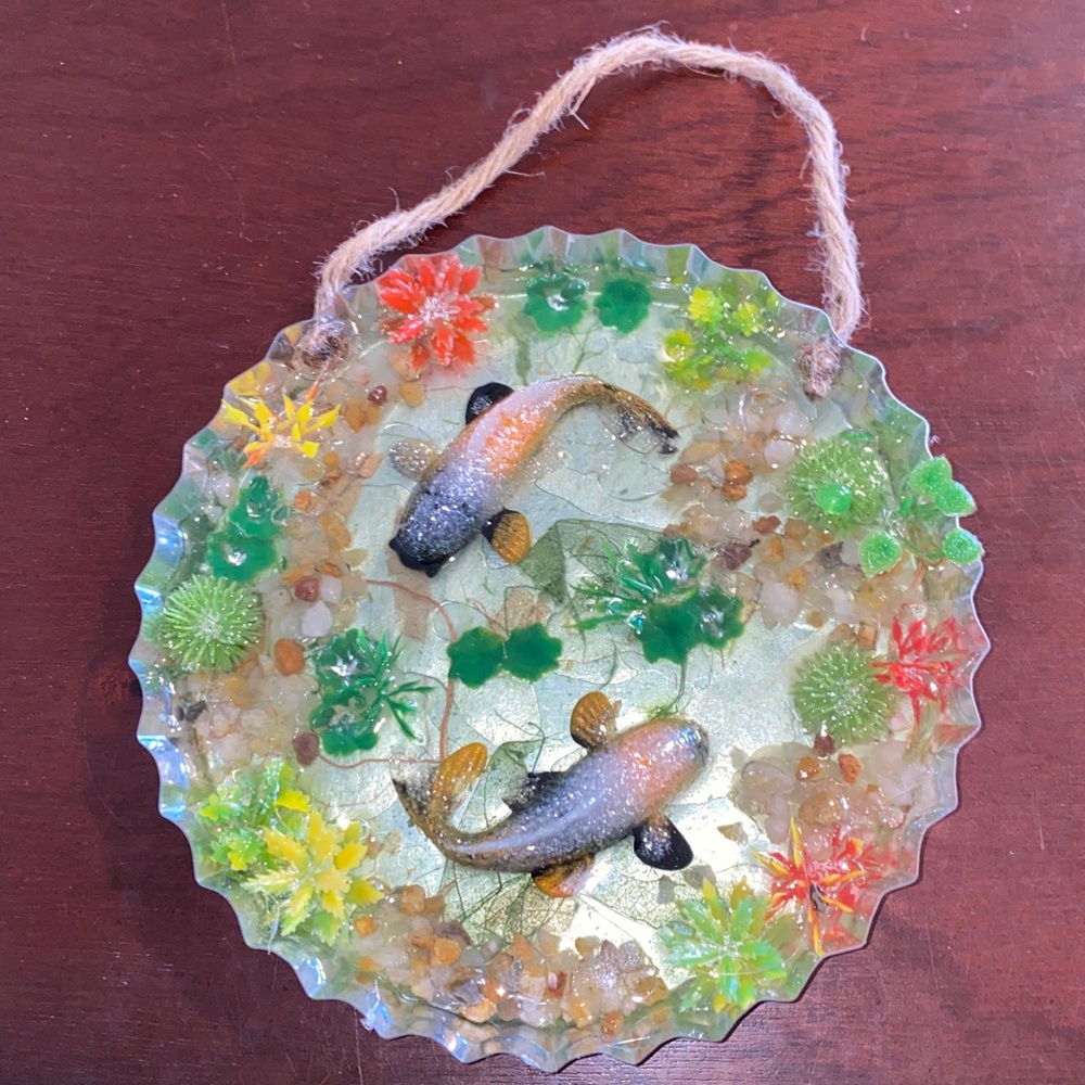 Koi Pond Wall Hanging
